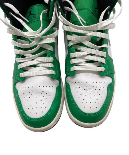 NIKE（ナイキ）NIKE (ナイキ) ミッドカットスニーカー ホワイト×グリーン サイズ:28.5の古着・服飾アイテム