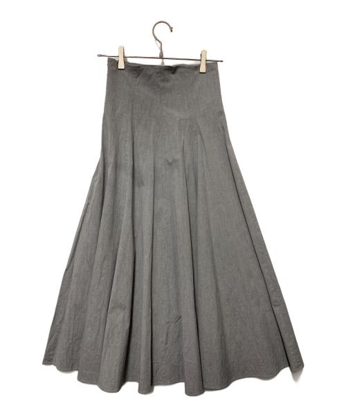 ATON（エイトン）ATON (エイトン) ロングスカート グレー サイズ:01の古着・服飾アイテム