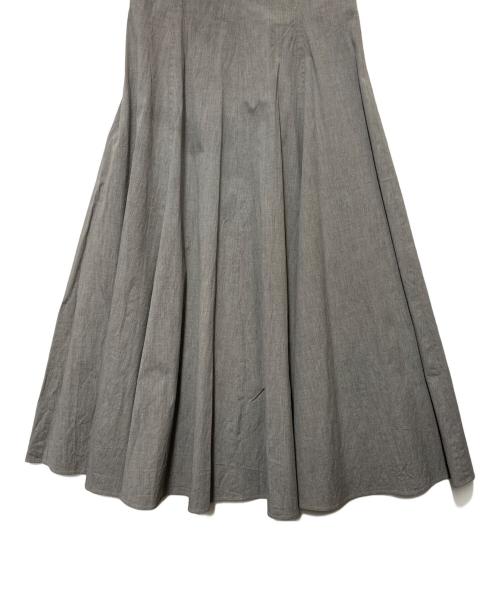 ATON（エイトン）ATON (エイトン) ロングスカート グレー サイズ:01の古着・服飾アイテム