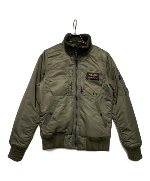 ALPHA（アルファ）ALPHA (アルファ) フライトジャケット オリーブ サイズ:Mの古着・服飾アイテム