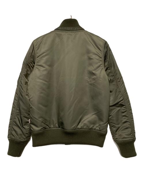 ALPHA（アルファ）ALPHA (アルファ) フライトジャケット オリーブ サイズ:Mの古着・服飾アイテム