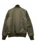 ALPHA (アルファ) フライトジャケット オリーブ サイズ:M：6000円