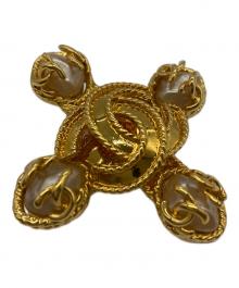 CHANEL（シャネル）の古着「CHANEL　ココマークブローチ」｜ゴールド