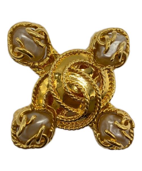 CHANEL（シャネル）CHANEL (シャネル) CHANEL　ココマークブローチ ゴールドの古着・服飾アイテム