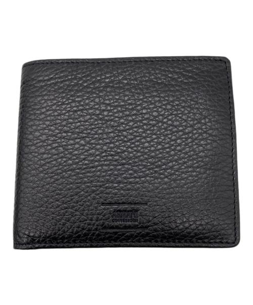 ARMANI COLLEZIONI（アルマーニ コレツィオーニ）ARMANI COLLEZIONI (アルマーニ コレツィオーニ) 2つ折り財布 ブラック 未使用品の古着・服飾アイテム