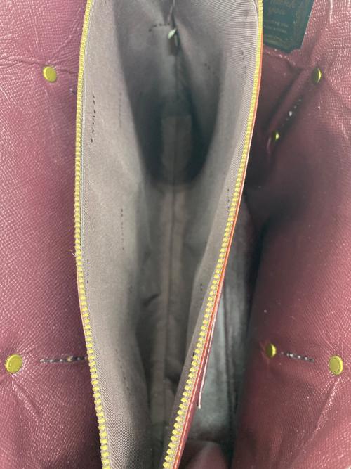 COACH（コーチ）COACH (コーチ) COACH　ハンドバッグ ベージュ×ブラウンの古着・服飾アイテム