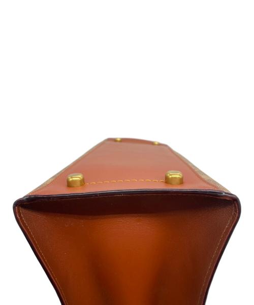 COACH（コーチ）COACH (コーチ) COACH　ハンドバッグ ベージュ×ブラウンの古着・服飾アイテム