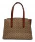 COACH (コーチ) COACH　ハンドバッグ ベージュ×ブラウン：11000円