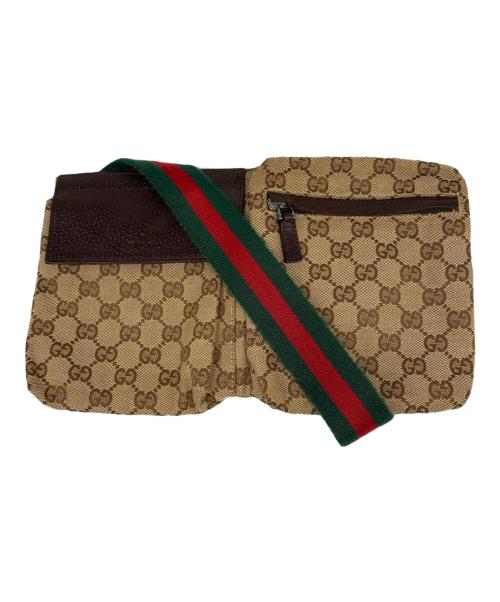 GUCCI（グッチ）GUCCI (グッチ) ウエストポーチ ベージュ サイズ:-の古着・服飾アイテム