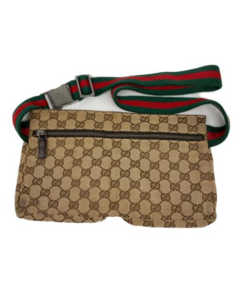 GUCCI（グッチ）GUCCI (グッチ) ウエストポーチ ベージュ サイズ:-の古着・服飾アイテム