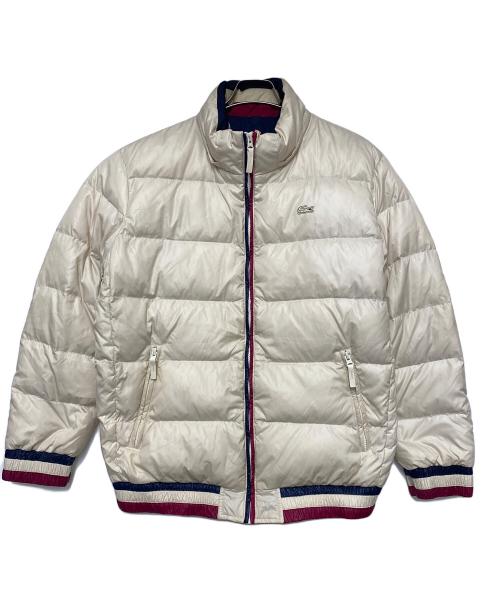 LACOSTE（ラコステ）LACOSTE (ラコステ) ダウンジャケット ベージュ サイズ:Lの古着・服飾アイテム
