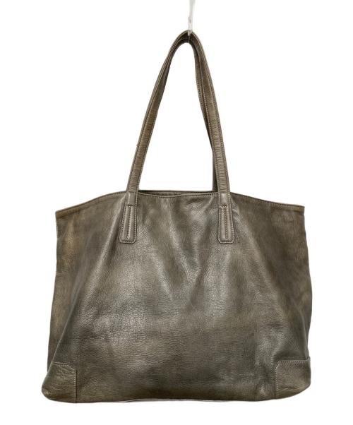 aniary（アニアリ）aniary (アニアリ) レザートートバッグ ベージュの古着・服飾アイテム