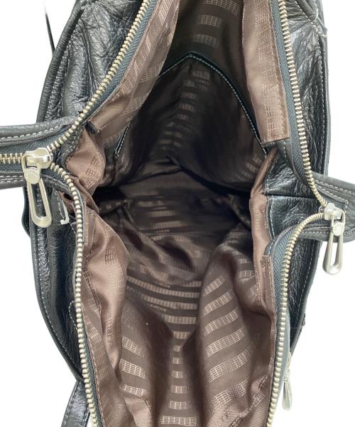 aniary（アニアリ）aniary (アニアリ) レザートートバッグ ブラックの古着・服飾アイテム