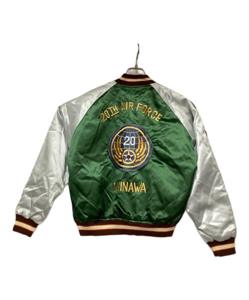 C.A.B.CLOTHING（キャブクロージング）C.A.B.CLOTHING (キャブクロージング) C.A.B.CLOTHING　キャブクロージング スカジャン グリーン サイズ:Freeの古着・服飾アイテム