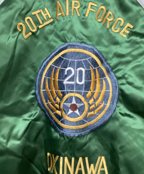 C.A.B.CLOTHING（キャブクロージング）C.A.B.CLOTHING (キャブクロージング) C.A.B.CLOTHING　キャブクロージング スカジャン グリーン サイズ:Freeの古着・服飾アイテム