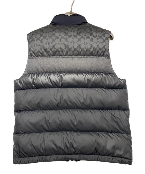 COACH（コーチ）COACH (コーチ) ダウンベスト ブラック サイズ:Lの古着・服飾アイテム