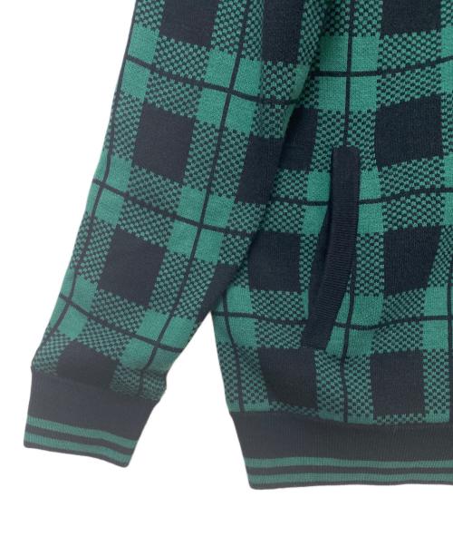 Callaway（キャロウェイ）Callaway (キャロウェイ) Callaway　ブルゾン ブラック×グリーン サイズ:LLの古着・服飾アイテム