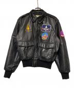 Golden Bearゴールデンベア）の古着「レザージャケット」｜ブラック