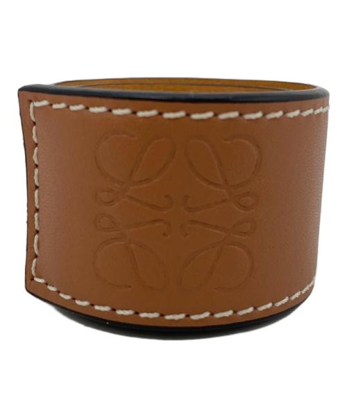 LOEWE（ロエベ）LOEWE (ロエベ) LOEWE　スラップブレスレット ブラウンの古着・服飾アイテム