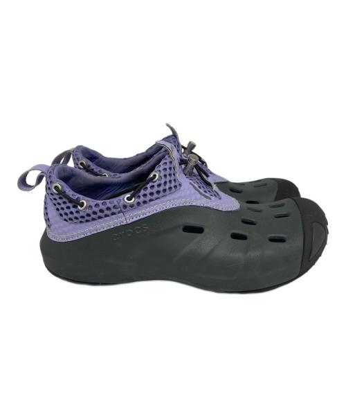 crocs（クロックス）crocs (クロックス) Marmot (マーモット) シューズ グレー×パープル サイズ:28.0㎝の古着・服飾アイテム