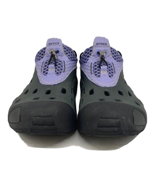 crocs（クロックス）crocs (クロックス) Marmot (マーモット) シューズ グレー×パープル サイズ:28.0㎝の古着・服飾アイテム