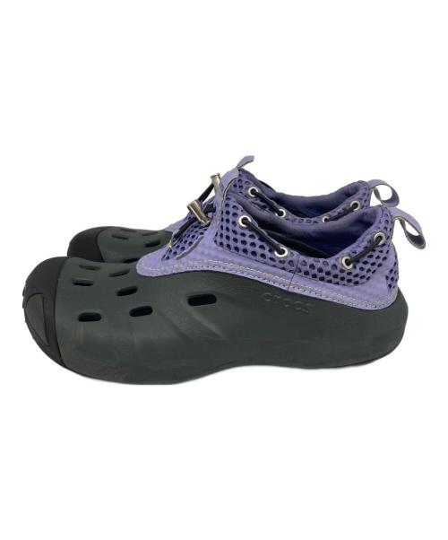 crocs（クロックス）crocs (クロックス) Marmot (マーモット) シューズ グレー×パープル サイズ:28.0㎝の古着・服飾アイテム