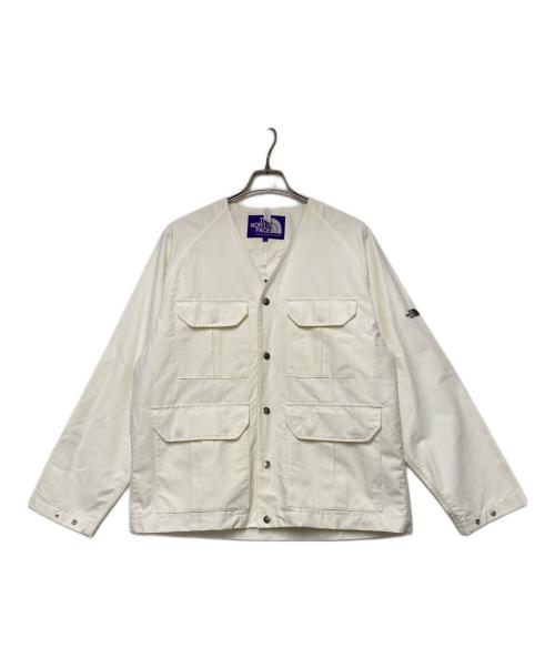 THE NORTHFACE PURPLELABEL（ザ・ノースフェイス パープルレーベル）THE NORTHFACE PURPLELABEL (ザ・ノースフェイス パープルレーベル) マウンテンウィンドカーディガン ホワイト サイズ:L 未使用品の古着・服飾アイテム
