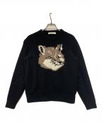 maison kitsuneメゾンキツネ）の古着「セーター」｜ブラック
