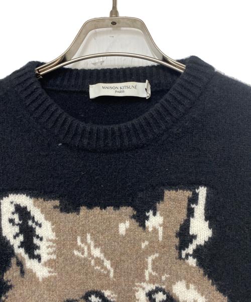maison kitsune（メゾンキツネ）MAISON KITSUNE (メゾンキツネ) セーター ブラック サイズ:XSの古着・服飾アイテム