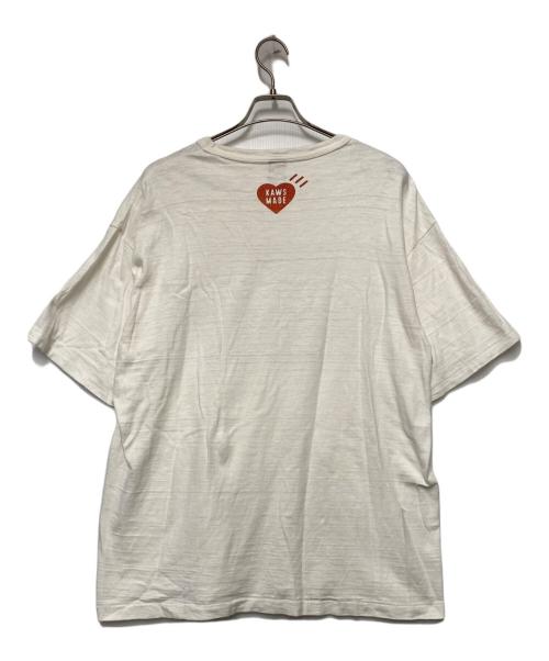 HUMAN MADE（ヒューマンメイド）HUMAN MADE (ヒューマンメイド) KAWS (カウズ) HUMAN MADE　半袖Tシャツ ホワイト サイズ:3XLの古着・服飾アイテム