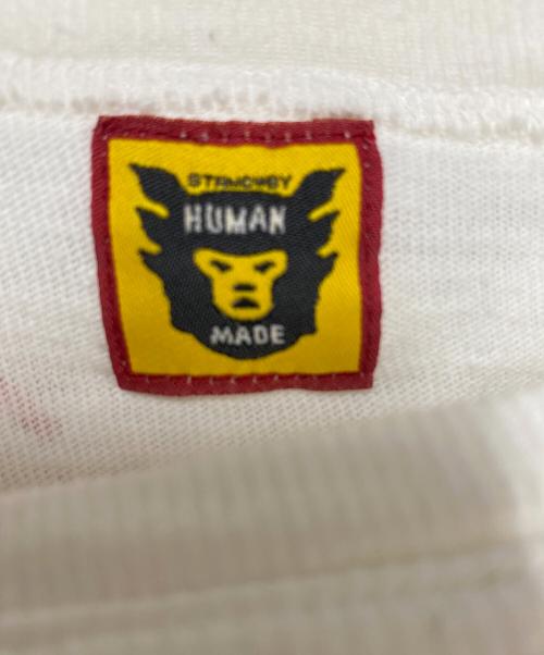 HUMAN MADE（ヒューマンメイド）HUMAN MADE (ヒューマンメイド) KAWS (カウズ) HUMAN MADE　半袖Tシャツ ホワイト サイズ:3XLの古着・服飾アイテム