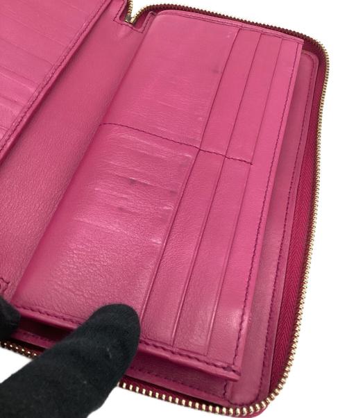 GUCCI（グッチ）GUCCI (グッチ) ラウンドファスナー財布 レッドの古着・服飾アイテム