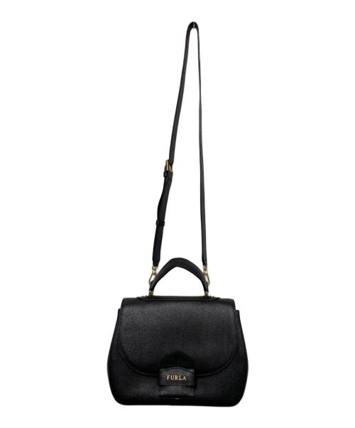 FURLA（フルラ）FURLA (フルラ) 2WAYバッグ ブラックの古着・服飾アイテム