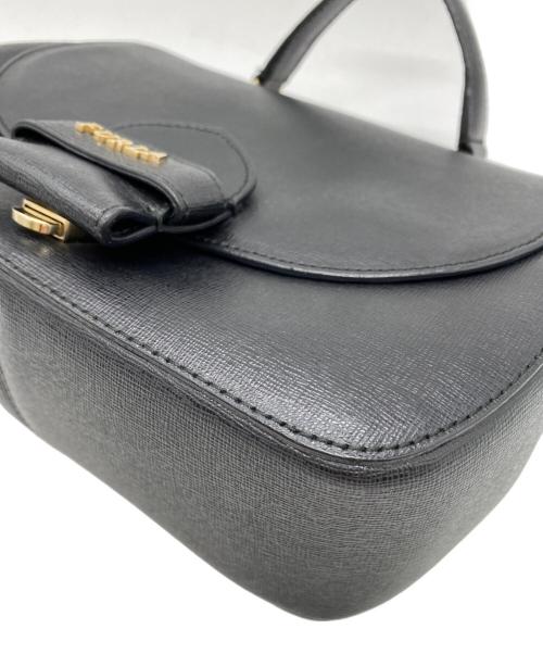 FURLA（フルラ）FURLA (フルラ) 2WAYバッグ ブラックの古着・服飾アイテム