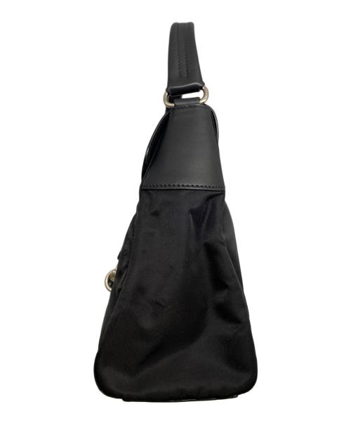 PRADA（プラダ）PRADA (プラダ) ナイロンショルダーバッグ ブラックの古着・服飾アイテム