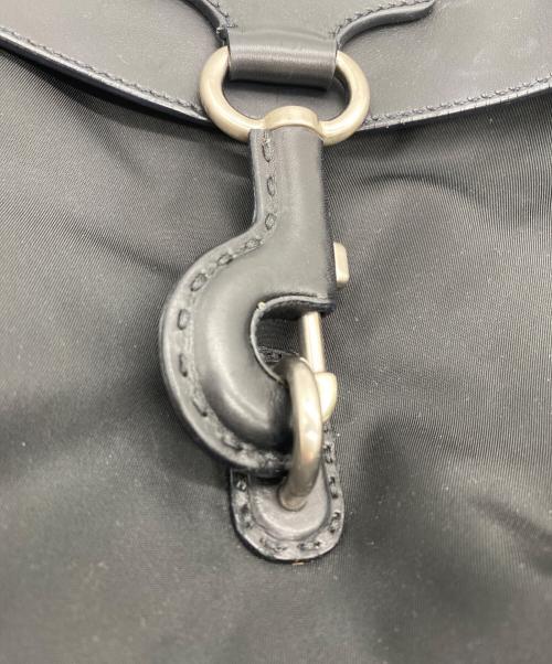PRADA（プラダ）PRADA (プラダ) ナイロンショルダーバッグ ブラックの古着・服飾アイテム
