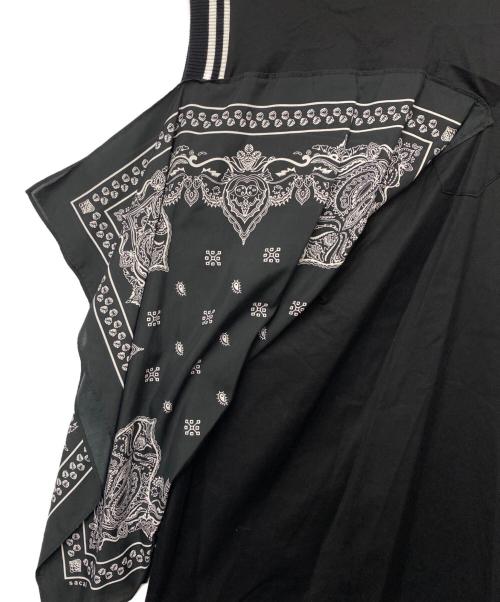 sacai（サカイ）sacai (サカイ) sacai 　バンダナ付きノースリーブワンピース ブラック サイズ:1の古着・服飾アイテム