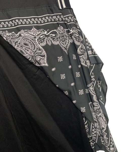 sacai（サカイ）sacai (サカイ) sacai 　バンダナ付きノースリーブワンピース ブラック サイズ:1の古着・服飾アイテム