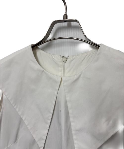 trefle（トレフル）trefle (トレフル) ノースリーブワンピース ホワイト サイズ:Freeの古着・服飾アイテム
