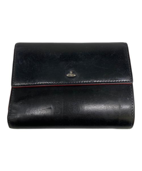 Vivienne Westwood（ヴィヴィアンウエストウッド）Vivienne Westwood (ヴィヴィアンウエストウッド) 2つ折り財布 ブラックの古着・服飾アイテム