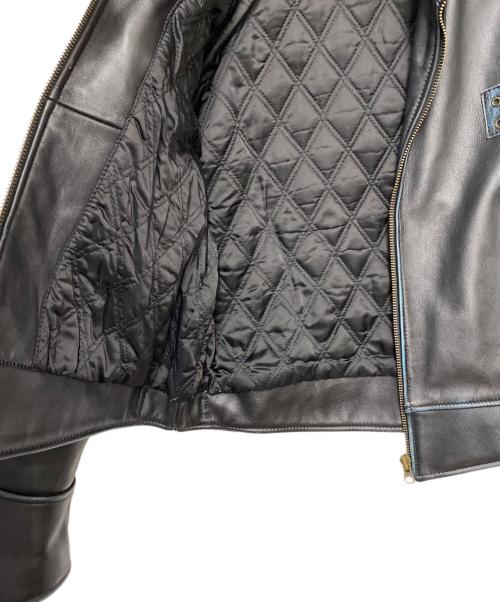 HARLEY-DAVIDSON（ハーレーダビッドソン）HARLEY-DAVIDSON (ハーレーダビッドソン) ライダースジャケット ブラック サイズ:Lの古着・服飾アイテム