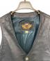 中古・古着 HARLEY-DAVIDSON (ハーレーダビッドソン) レザーベスト ブラック サイズ:XL：6000円