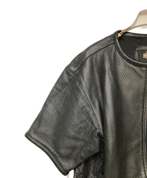 HARLEY-DAVIDSON（ハーレーダビッドソン）HARLEY-DAVIDSON (ハーレーダビッドソン) レザージャケット ブラック サイズ:LLの古着・服飾アイテム