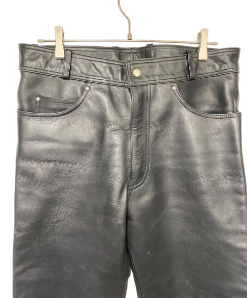 HARLEY-DAVIDSON（ハーレーダビッドソン）HARLEY-DAVIDSON (ハーレーダビッドソン) レザーパンツ ブラック サイズ:36の古着・服飾アイテム