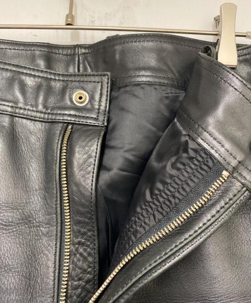 HARLEY-DAVIDSON（ハーレーダビッドソン）HARLEY-DAVIDSON (ハーレーダビッドソン) レザーパンツ ブラック サイズ:36の古着・服飾アイテム