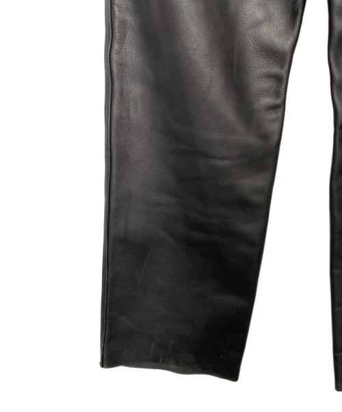 HARLEY-DAVIDSON（ハーレーダビッドソン）HARLEY-DAVIDSON (ハーレーダビッドソン) レザーパンツ ブラック サイズ:36の古着・服飾アイテム