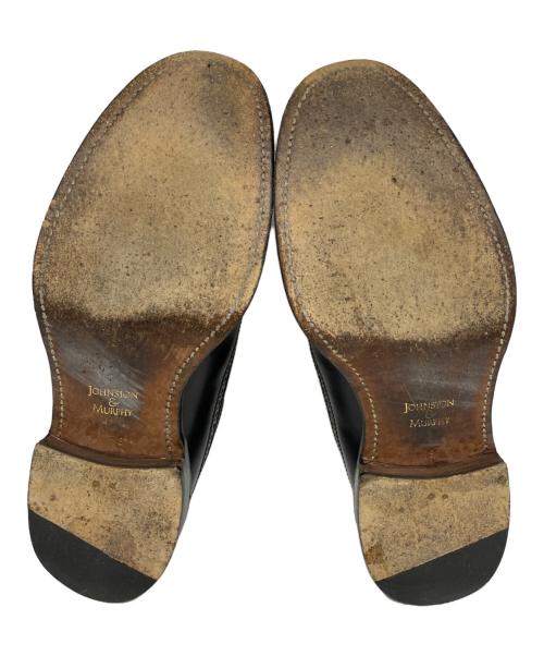 JOHNSTON&MURPHY（ジョンストン＆マーフィー）JOHNSTON&MURPHY (ジョンストン＆マーフィー) ローファー ブラック サイズ:8の古着・服飾アイテム