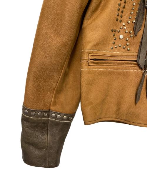 HARLEY-DAVIDSON（ハーレーダビッドソン）HARLEY-DAVIDSON (ハーレーダビッドソン) レザージャケット ブラウン サイズ:Mの古着・服飾アイテム