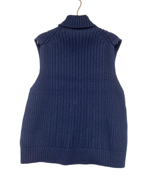 VVB（ヴィーヴィービー）VVB (ヴィーヴィービー) VVB 厚手ニット ネイビー サイズ:XSの古着・服飾アイテム