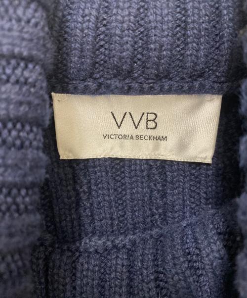 VVB（ヴィーヴィービー）VVB (ヴィーヴィービー) VVB 厚手ニット ネイビー サイズ:XSの古着・服飾アイテム